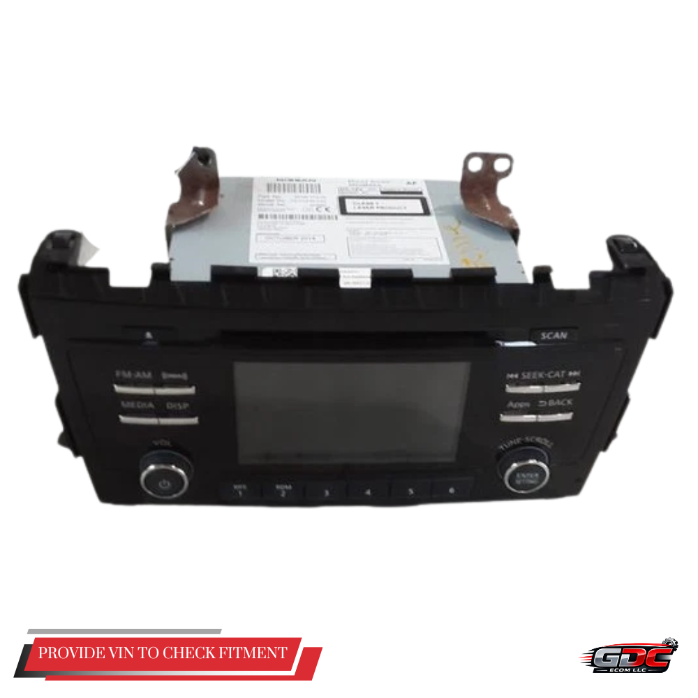 2013–2015 NISSAN ALTIMA SEDAN AM FM CD RADIO RECEIVER without NAVIGATION 5" DISPLAY — view 1