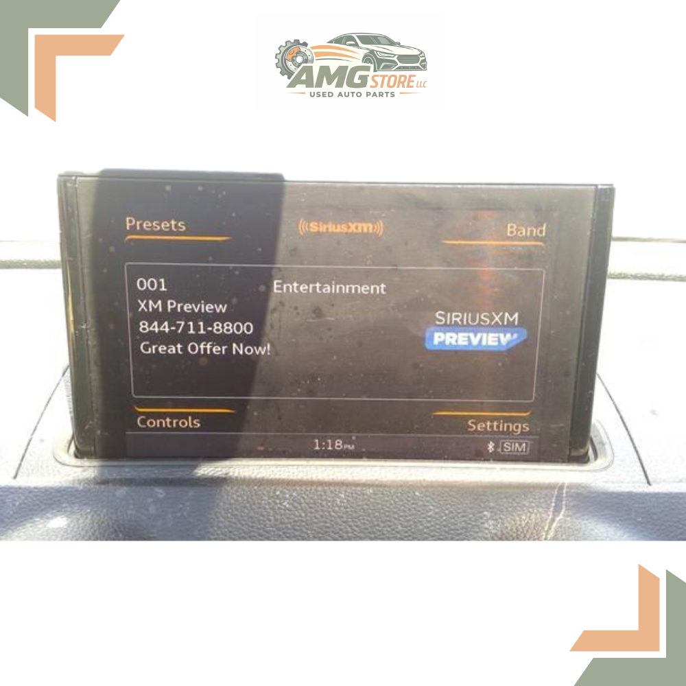 2015–2017 Audi A3 Info-GPS-TV Screen Display with Navigation — view 2