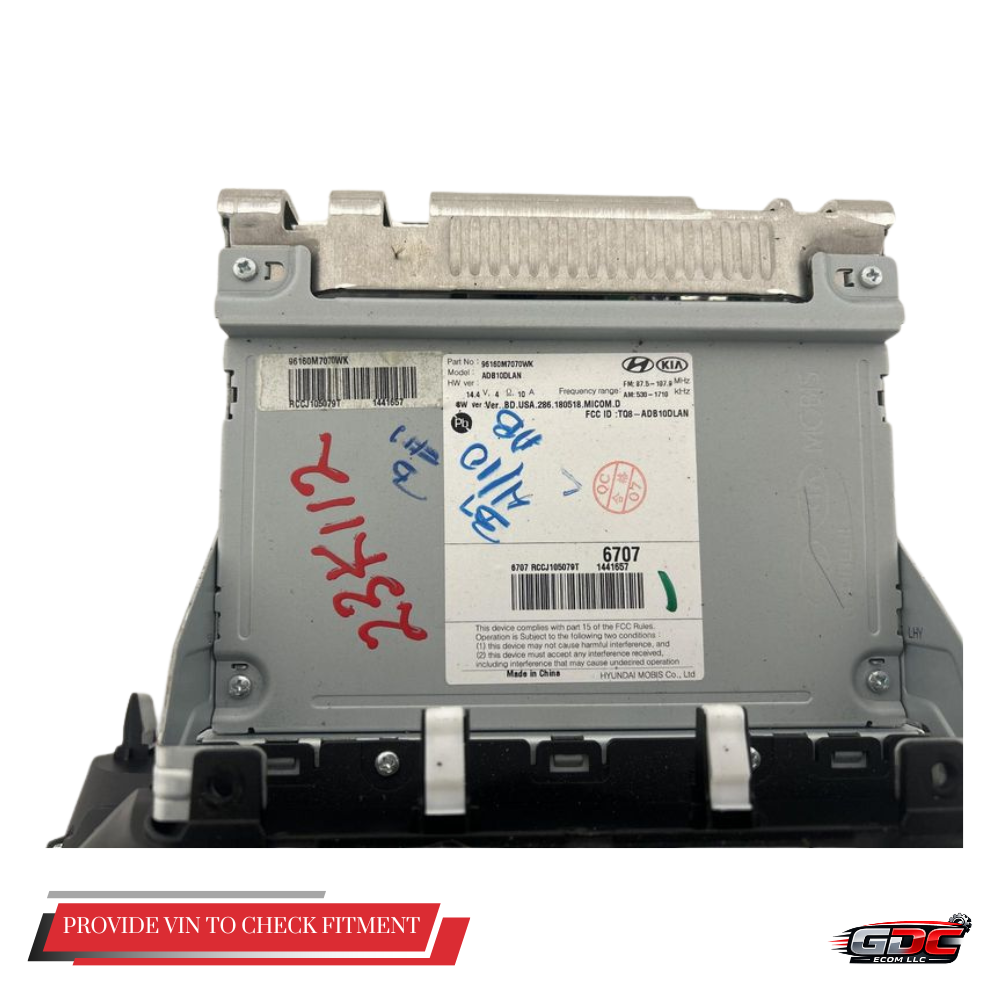 2019–2020 Kia Forte AM FM Radio Receiver Display Screen without Navigation OEM — view 2