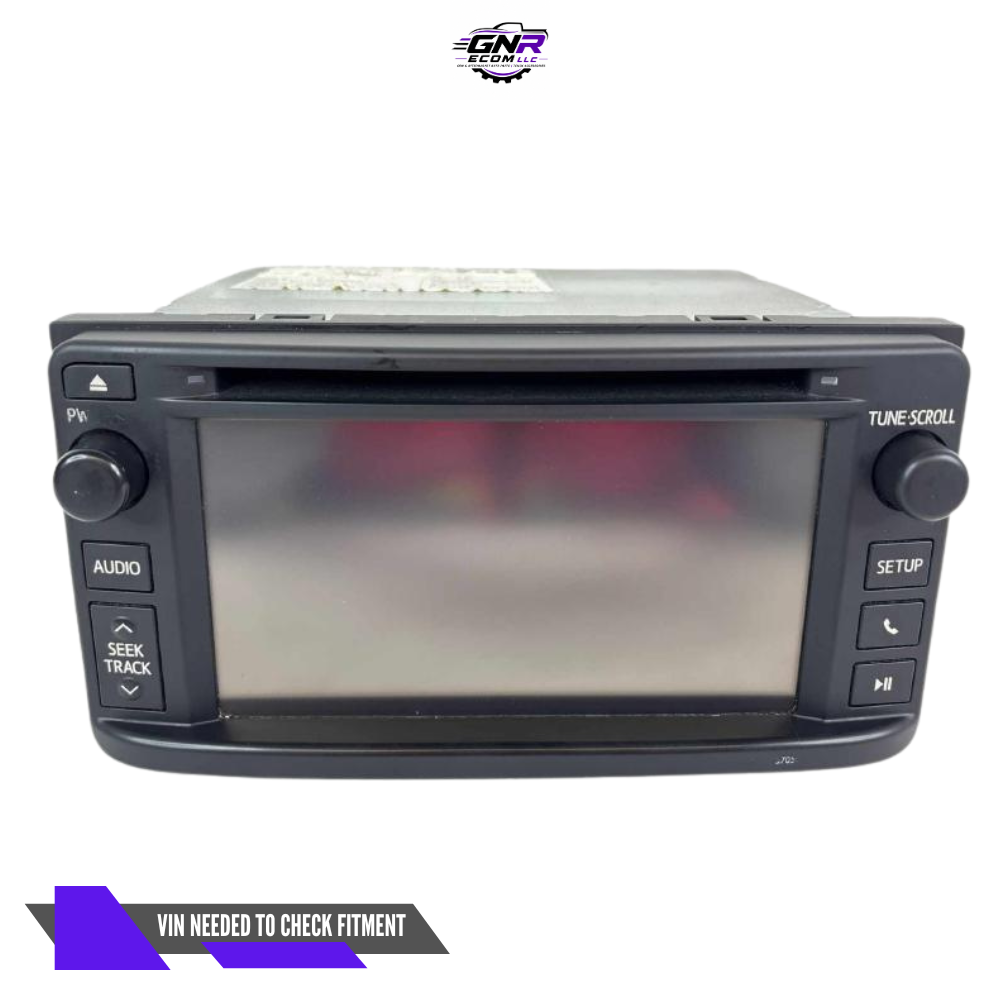 2013 Toyota Corolla CD Player Radio with Display Screen 57056 OEM — view 2