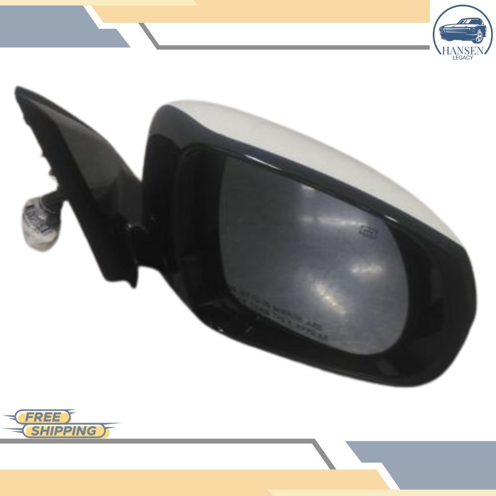 2017–2020 Infiniti QX60 Right Passenger Side Door Mirror Assembly White OEM — view 3