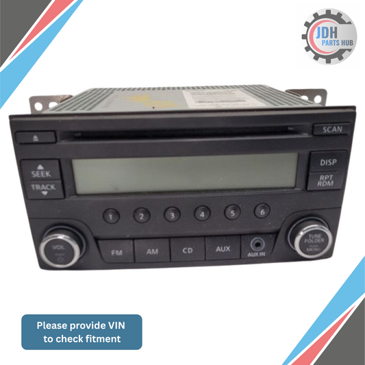 2015–2017 Nissan Sentra / Versa OEM Single CD AM-FM-USB Radio OEM — view 1