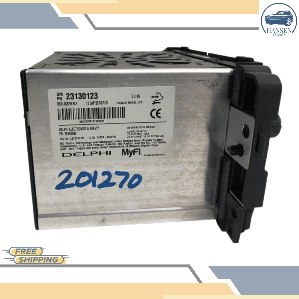 2013–2014 Chevrolet Traverse AM FM CD Radio Receiver with Display Screen OEM — view 2