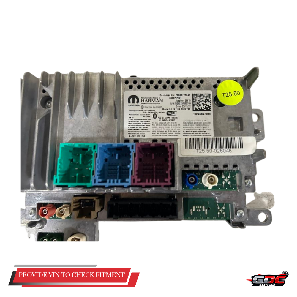 2022–2024 Jeep Grand Cherokee WL Navigation HD Radio Media Receiver OEM — view 1