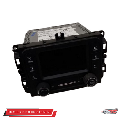 2015–2017 Jeep Renegade Radio AM/FM 5.0" Display Screen Satellite Receiver OEM — view 1