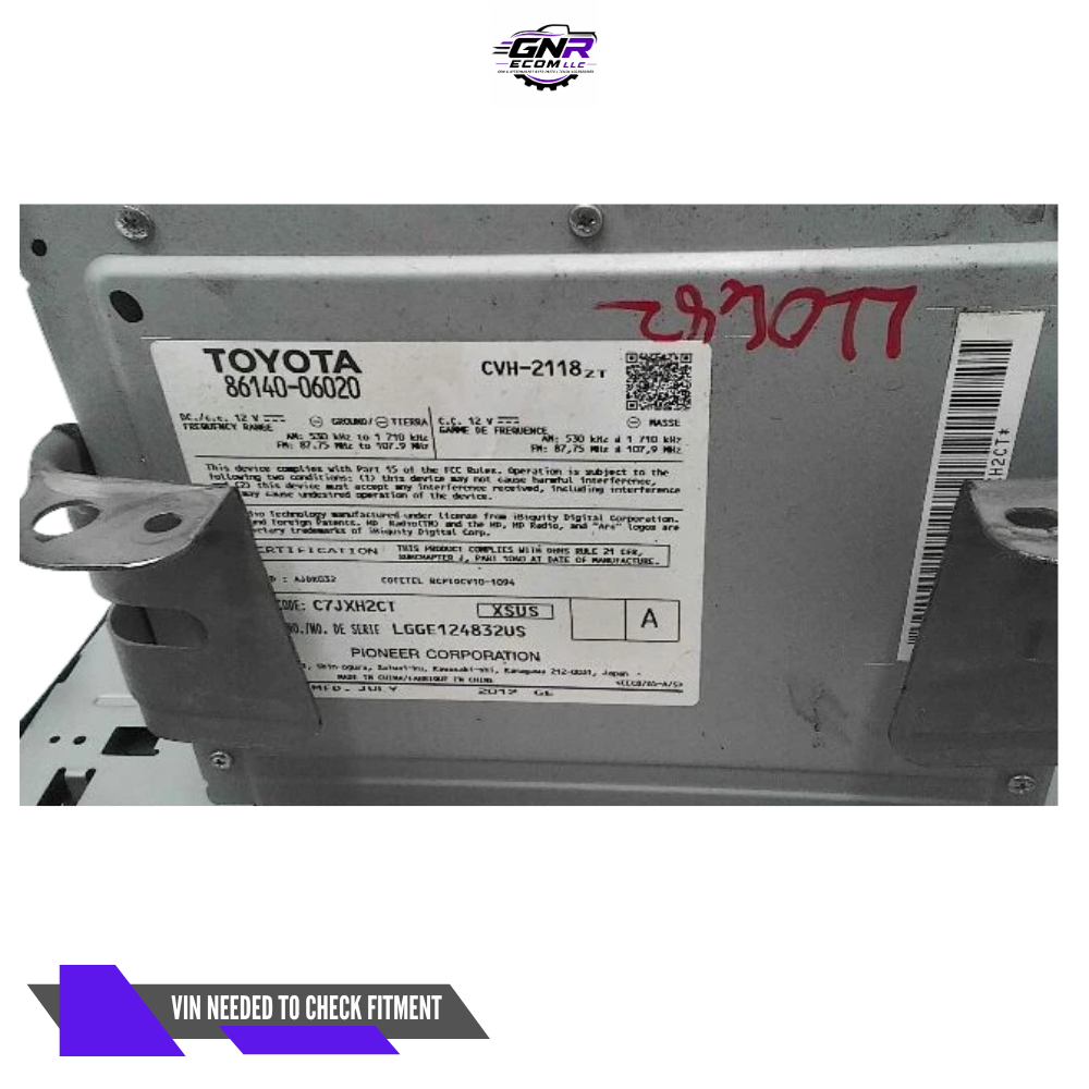 2012–2013 Toyota Camry Radio Receiver AM-FM-CD OEM — view 3