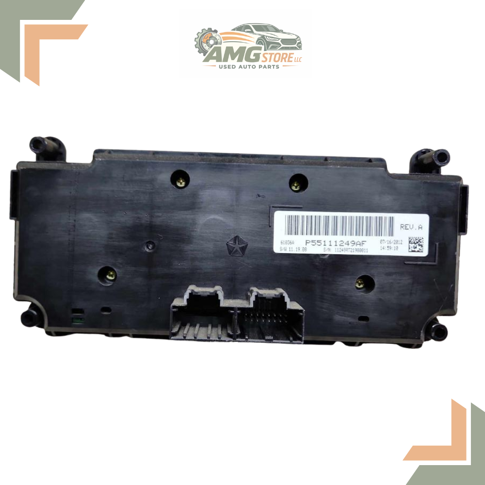 2011–2020 Dodge Caravan A/C AC Heater Temperature Control Unit — view 4