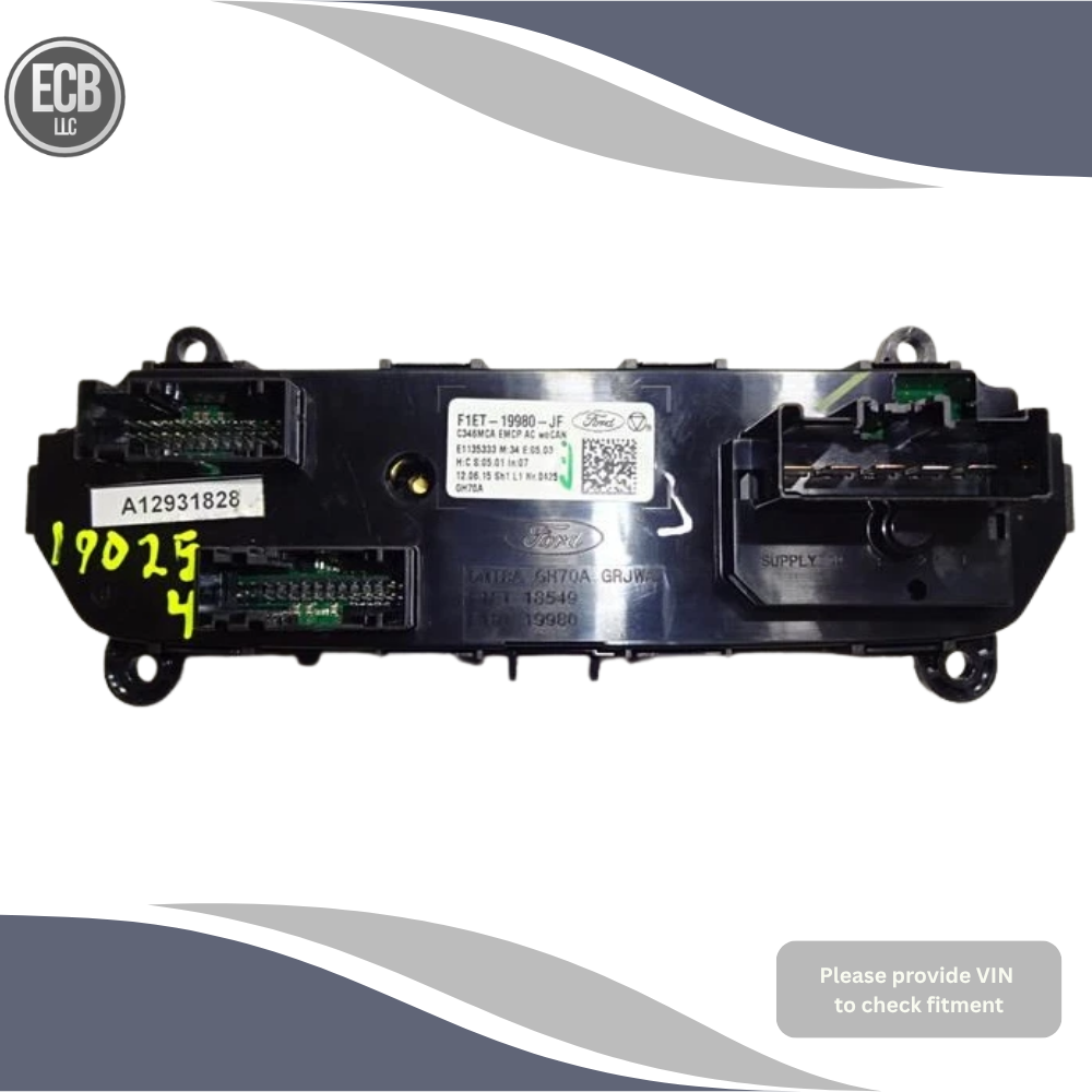 2015–2018 Ford Focus A/C AC Heater Temperature Control OEM — view 3