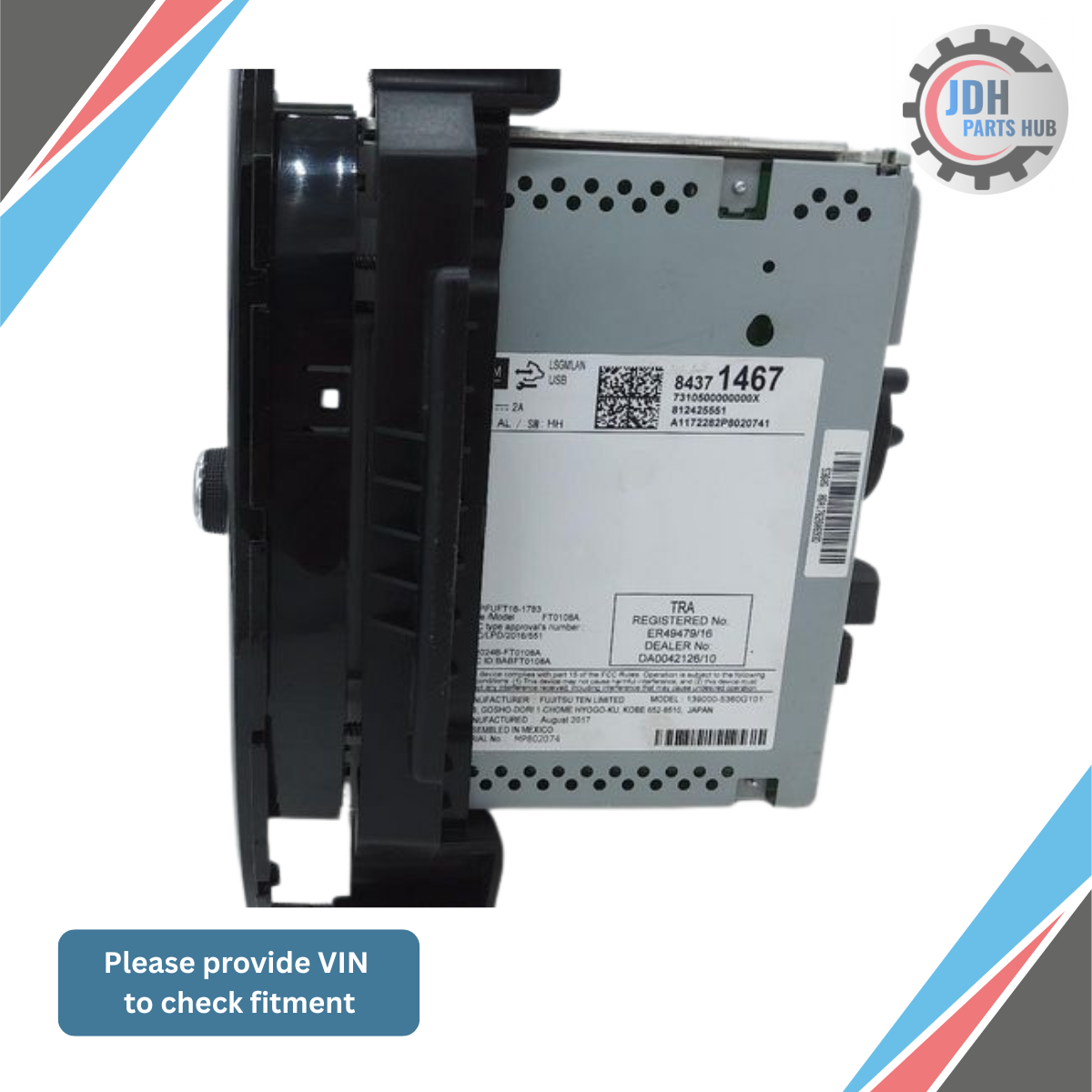 2018–2020 Chevrolet Sonic Trax Radio Multimedia Receiver OEM — view 3