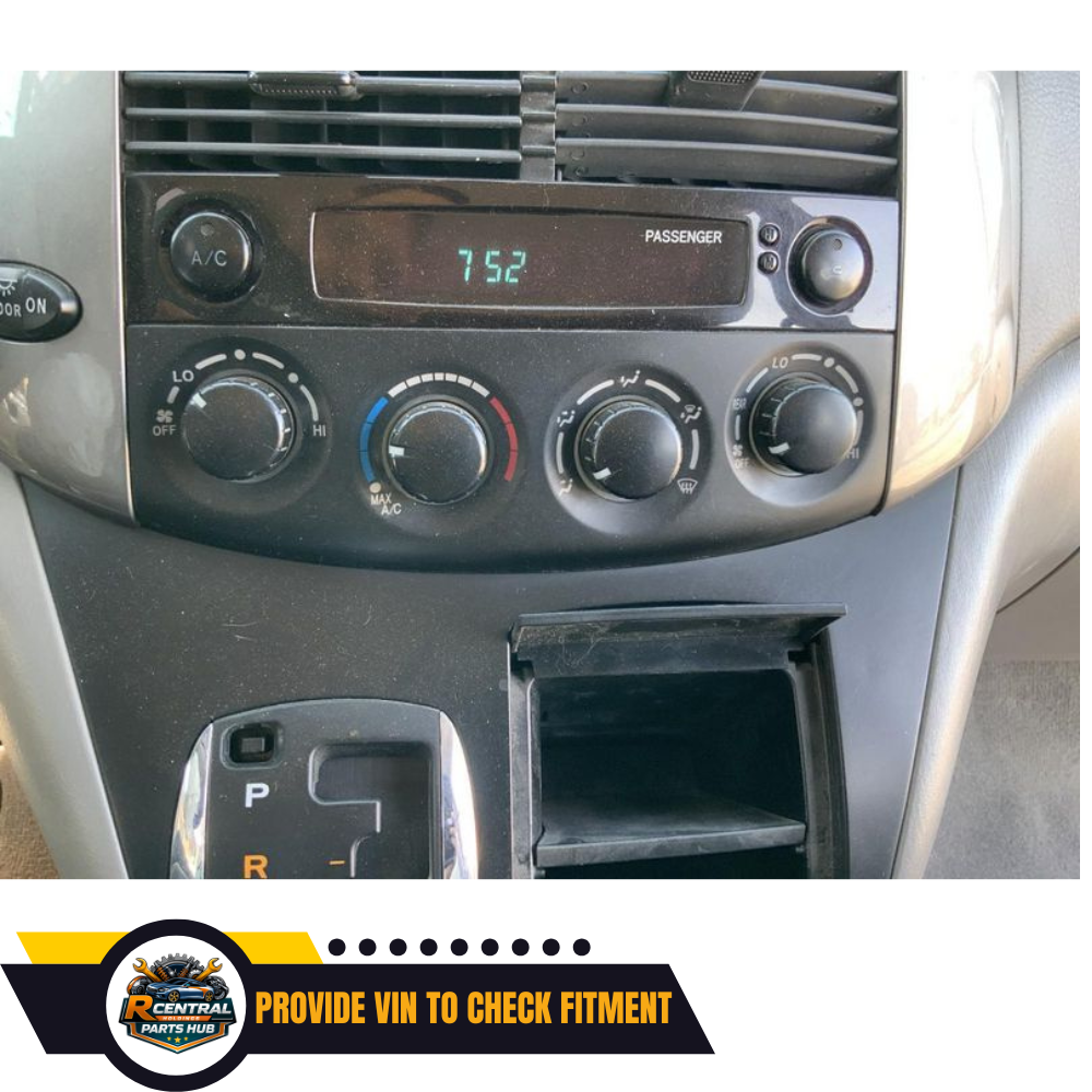 2006–2010 Toyota Sienna AC Heater Climate Temperature Control Unit 07 08 09 — view 2