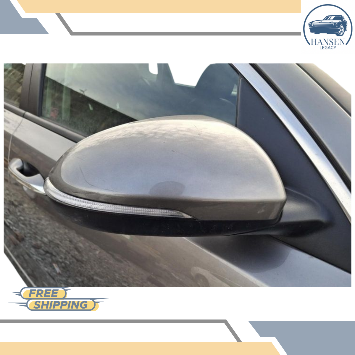2016–2018 Kia Optima Right Passenger Side View Door Mirror Silver 16 17 18 — view 2