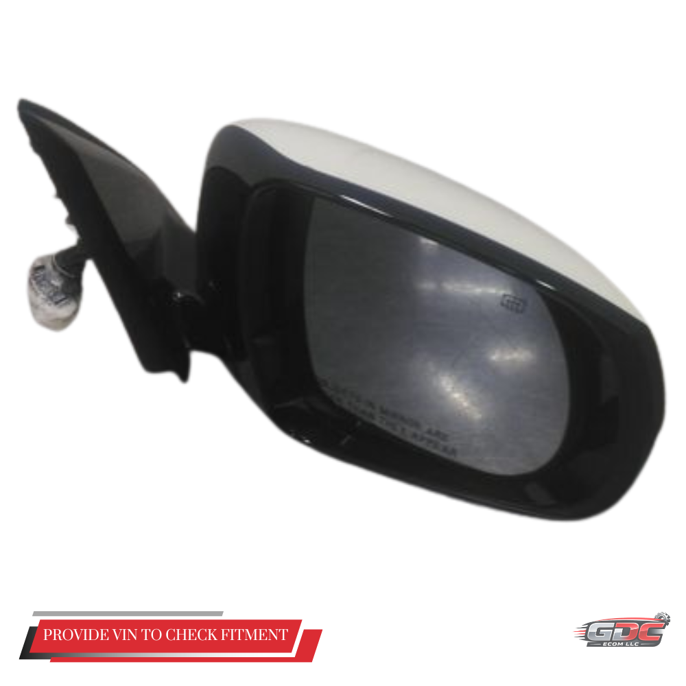 2017–2020 Infiniti QX60 Right Passenger Side Door Mirror Assembly White — view 4