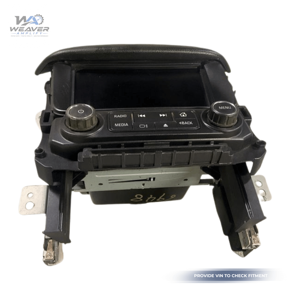 2017–2020 Chevrolet Suburban 1500 Radio Control Panel With Display Screen OEM — view 2
