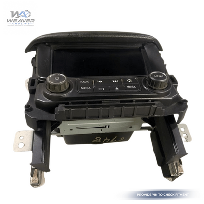 2017–2020 Chevrolet Suburban 1500 Radio Control Panel With Display Screen OEM — view 2