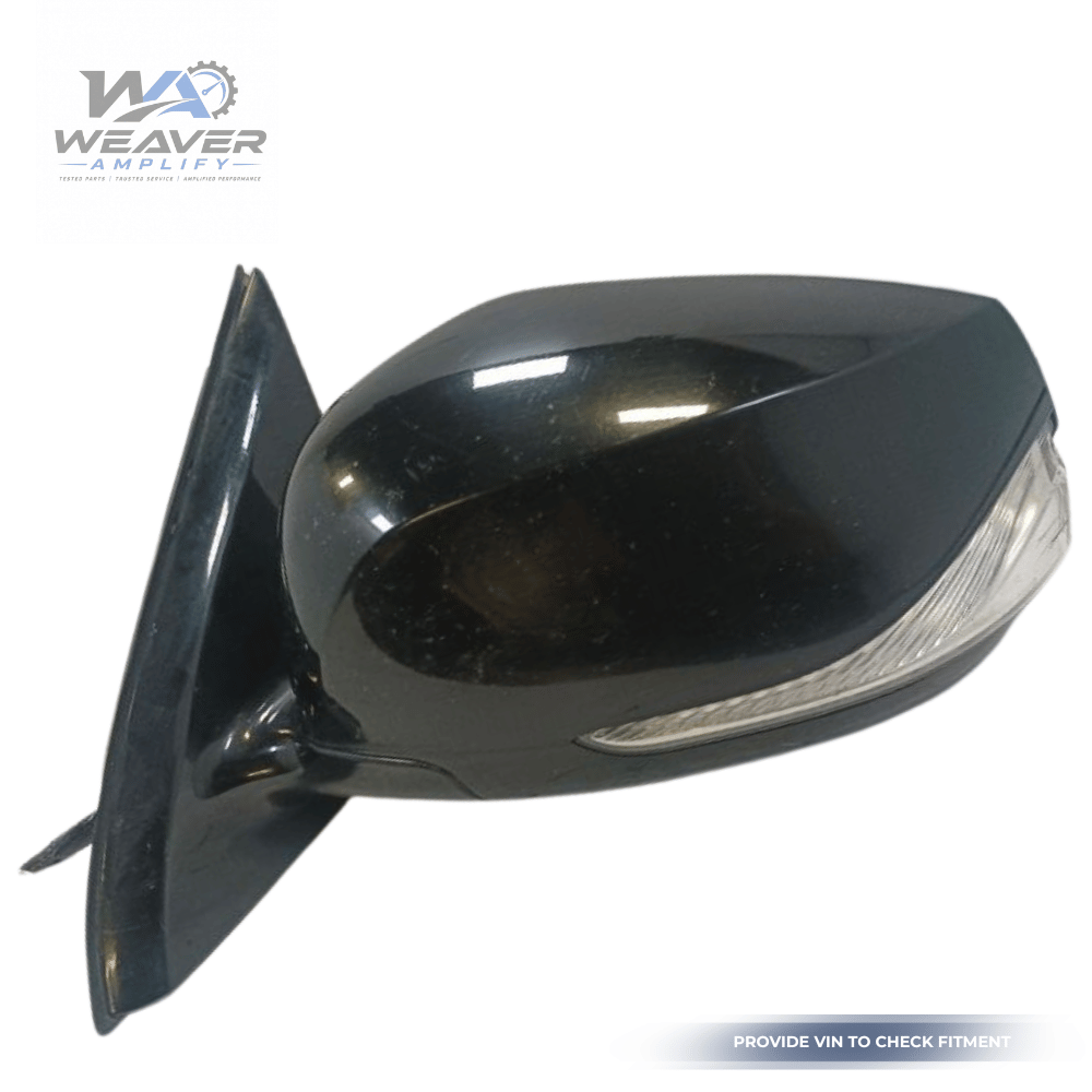 2017–2020 Infiniti QX60 Left Driver Side Door Mirror Assembly Black Power Heated — view 1