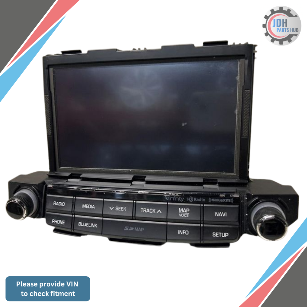 2017–2018 Hyundai Tucson Radio Display Screen Navigation OEM — view 2