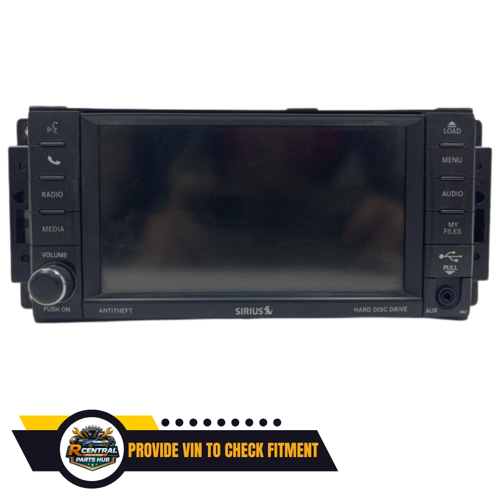 2011–2017 Jeep Patriot Compass AM FM CD DVD Satellite Radio Receiver ID RBZ OEM — view 1