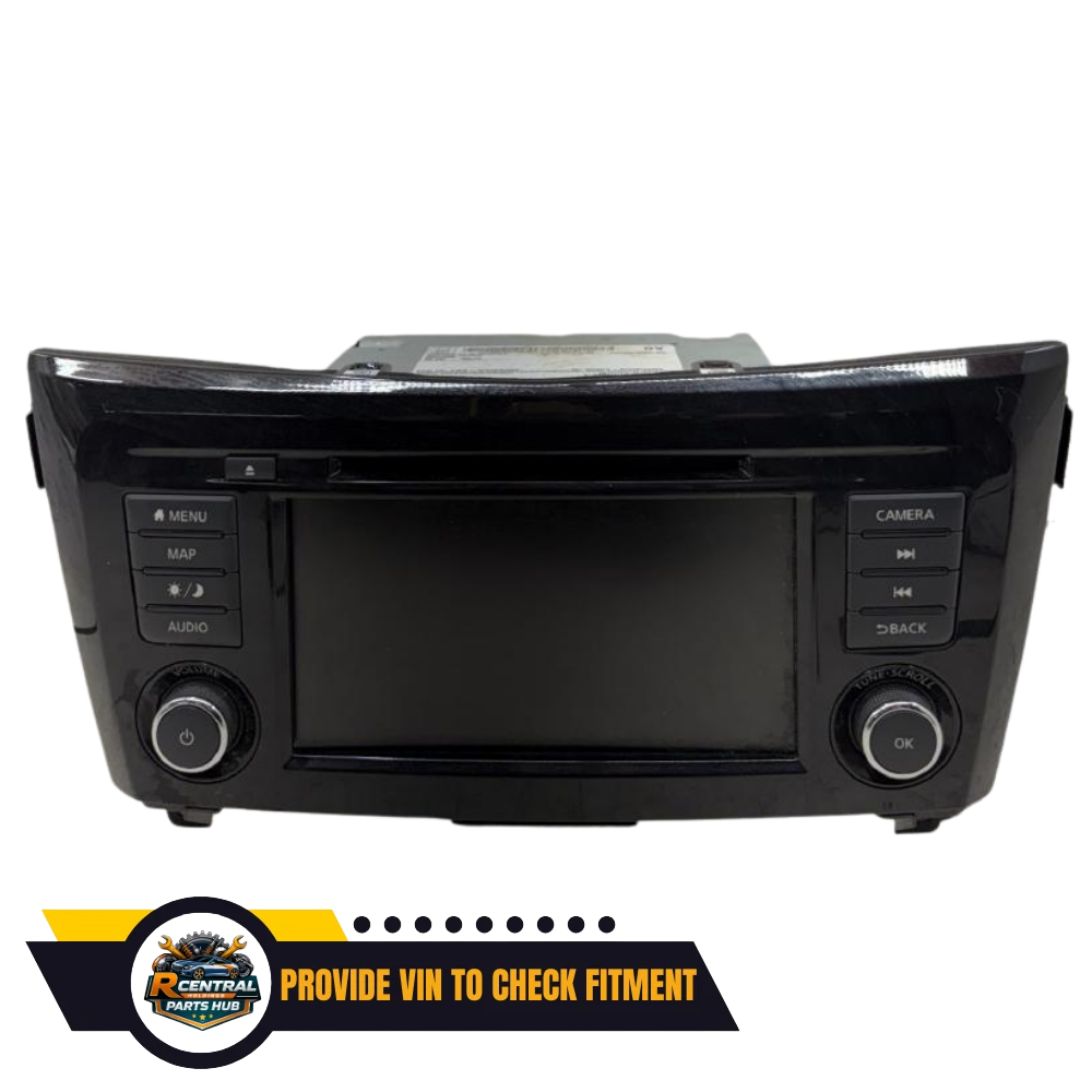2018–2020 Nissan Rogue AM FM CD Radio Display & Receiver Single CD OEM — view 1