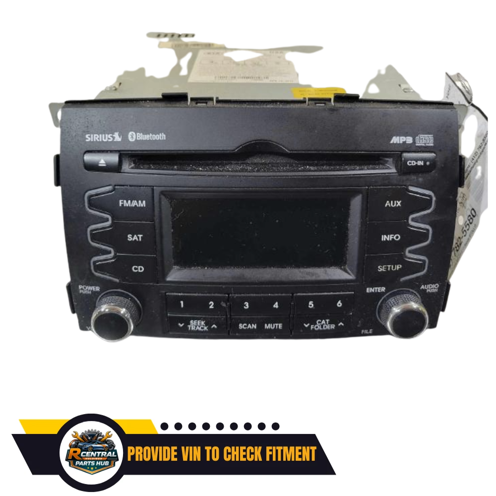 2010–2012 KIA Sorento Radio Receiver CD Player Bluetooth Sirius Satellite OEM — view 1