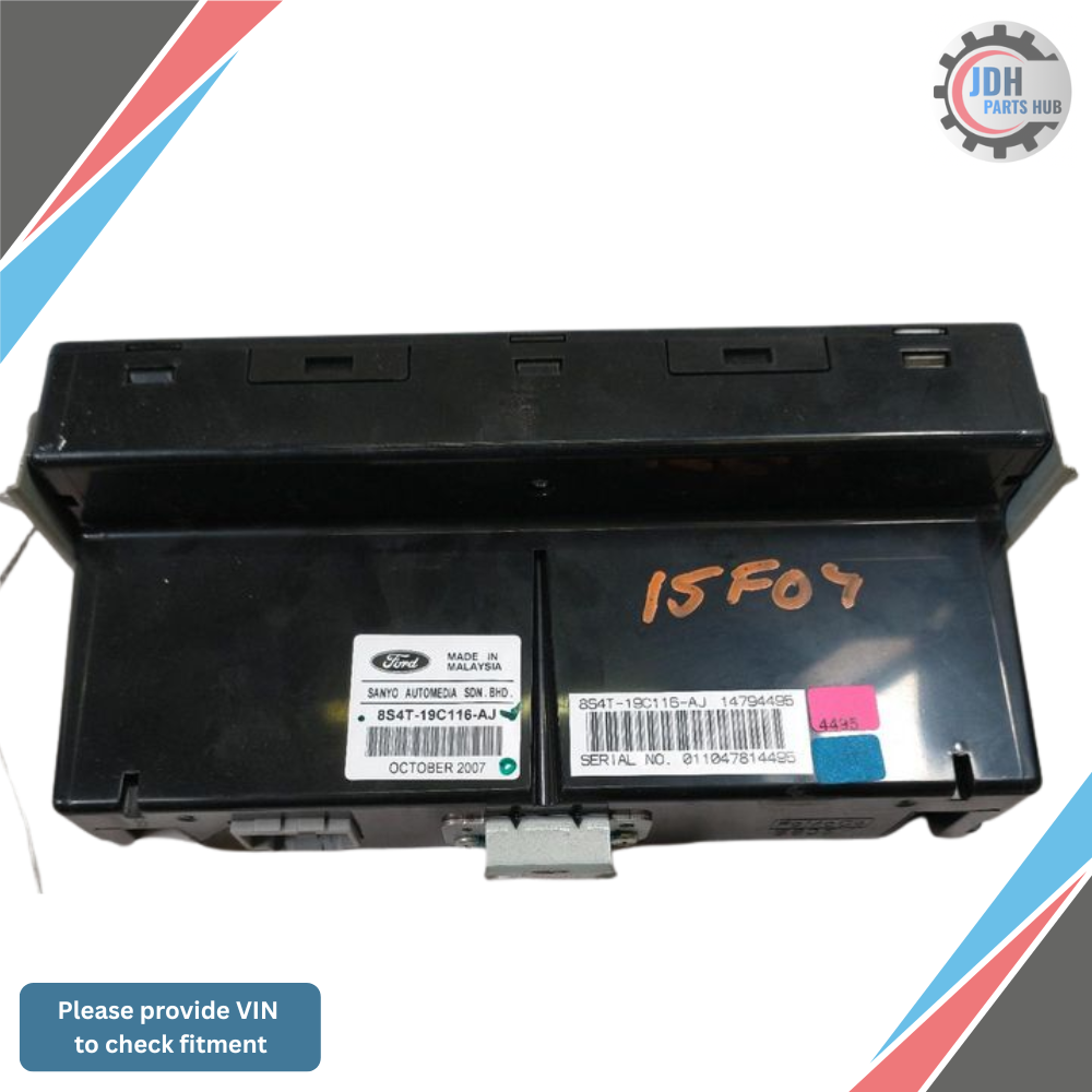 2008 Ford Focus Radio Information Display Screen ID 8S4T-19C116-AJ OEM — view 2