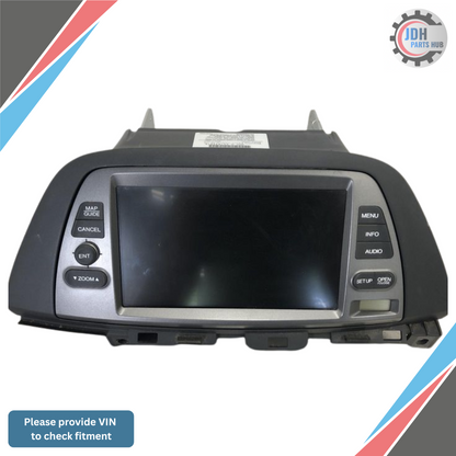 2007–2010 Honda Odyssey AM FM Navigation Radio DISPLAY SCREEN OEM 07 08 09 10 — view 1