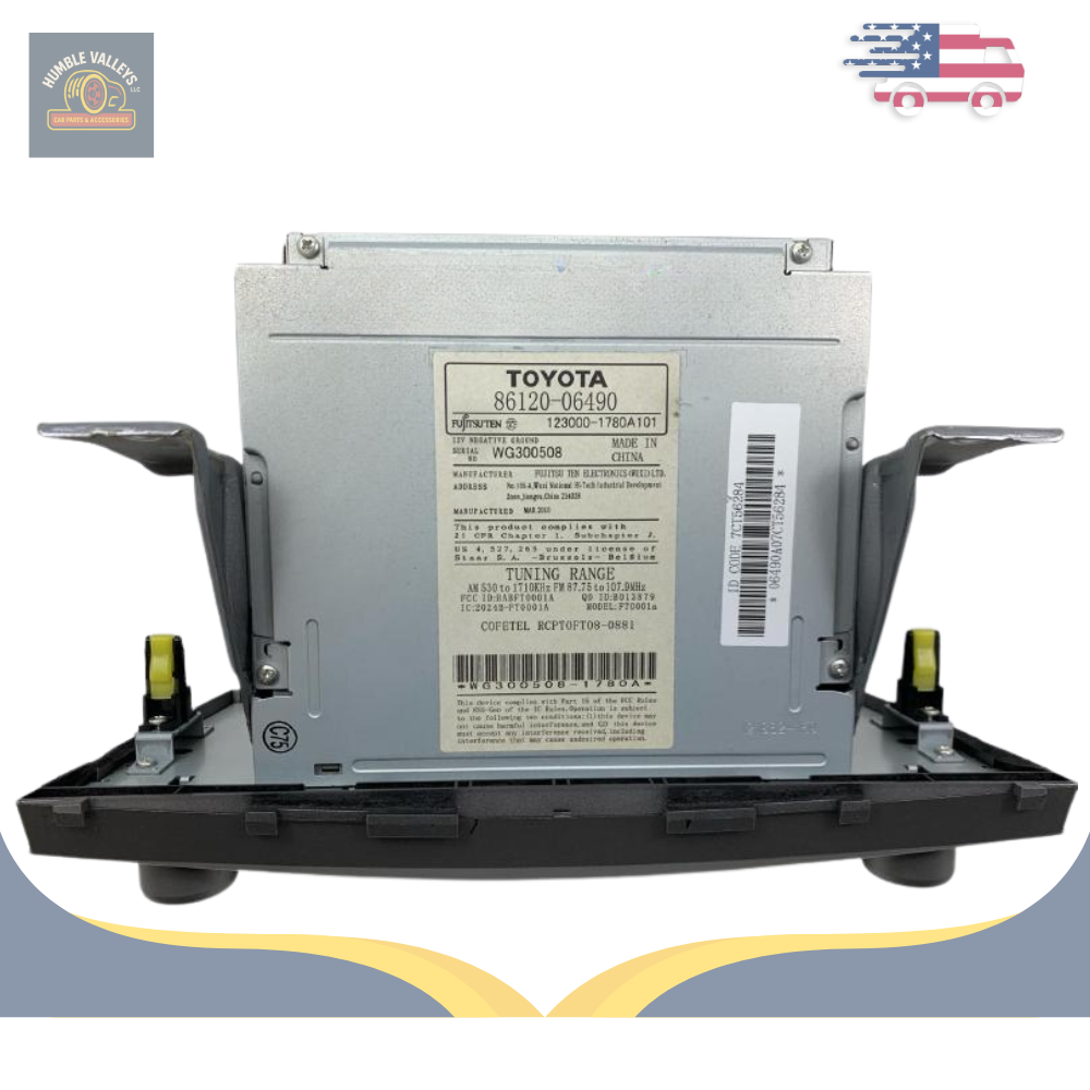 2010–2011 Toyota Camry without navigation AM-FM-CD Player Face ID 11847 OEM 10 11 — view 2