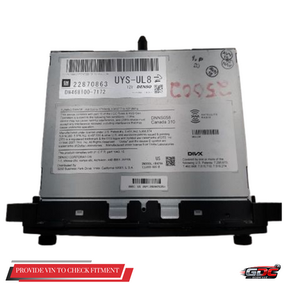 2012–2014 Chevrolet Tahoe Silverado 1500 Radio Receiver Navigation OEM — view 1