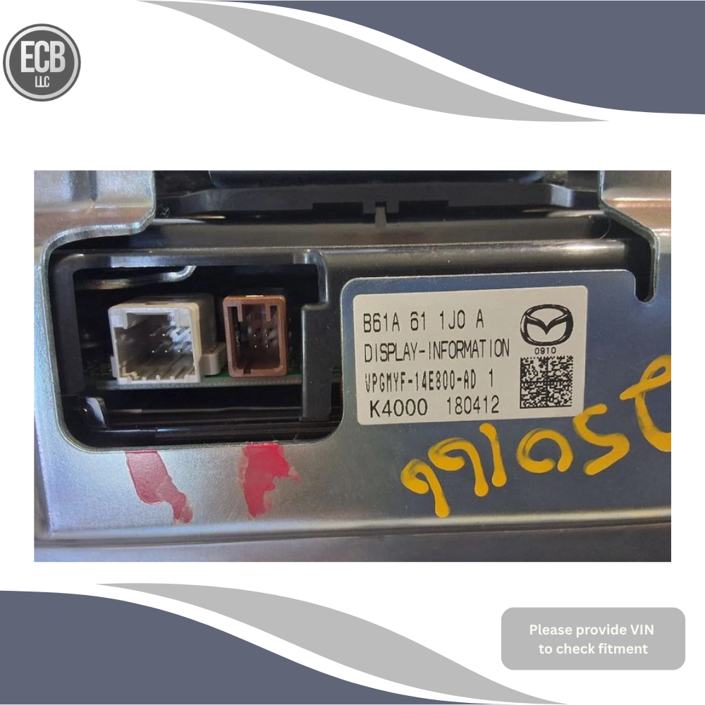 2017–2018 Mazda 3 Radio 7" Display Screen OEM — view 3