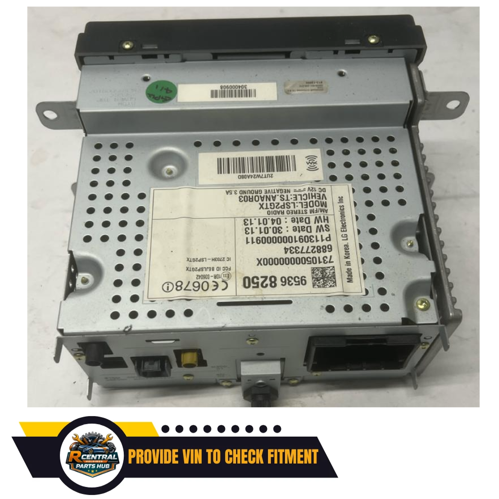 2014 Chevrolet Sonic AM FM MP3 Radio Receiver with Display — view 2
