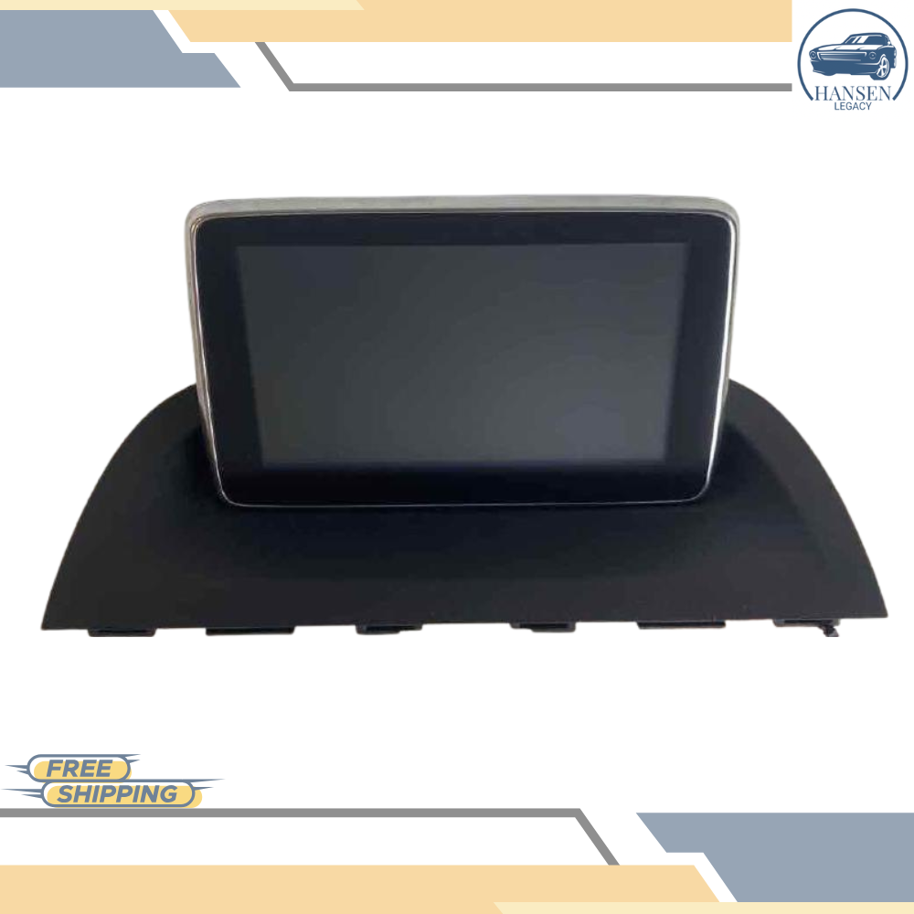 2014–2016 Mazda 3 AM FM Display Screen 7.0 touch screen OEM — view 1