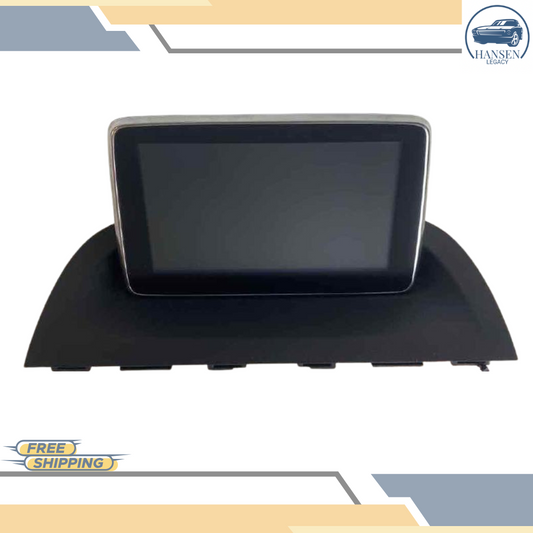 2014–2016 Mazda 3 AM FM Display Screen 7.0 touch screen OEM — view 1
