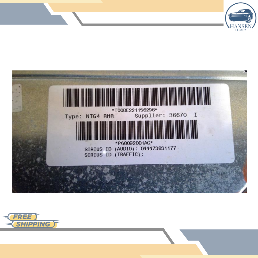 2013–2014 DODGE Challenger AM-FM-CD-DVD-H<wbr/>DD Navigation UConnect Radio RHR OEM — view 3