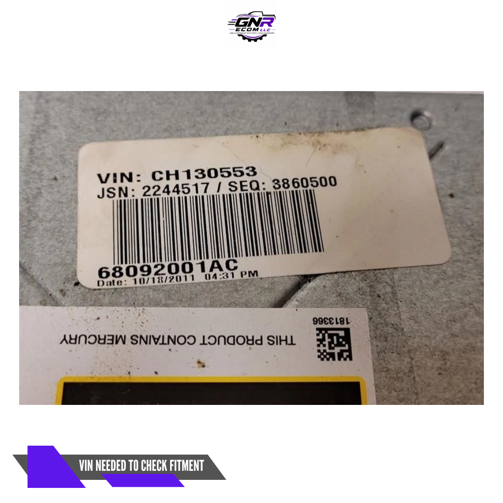 2012 Dodge Challenger AM FM Radio Receiver Display Screen RHR OEM — view 4
