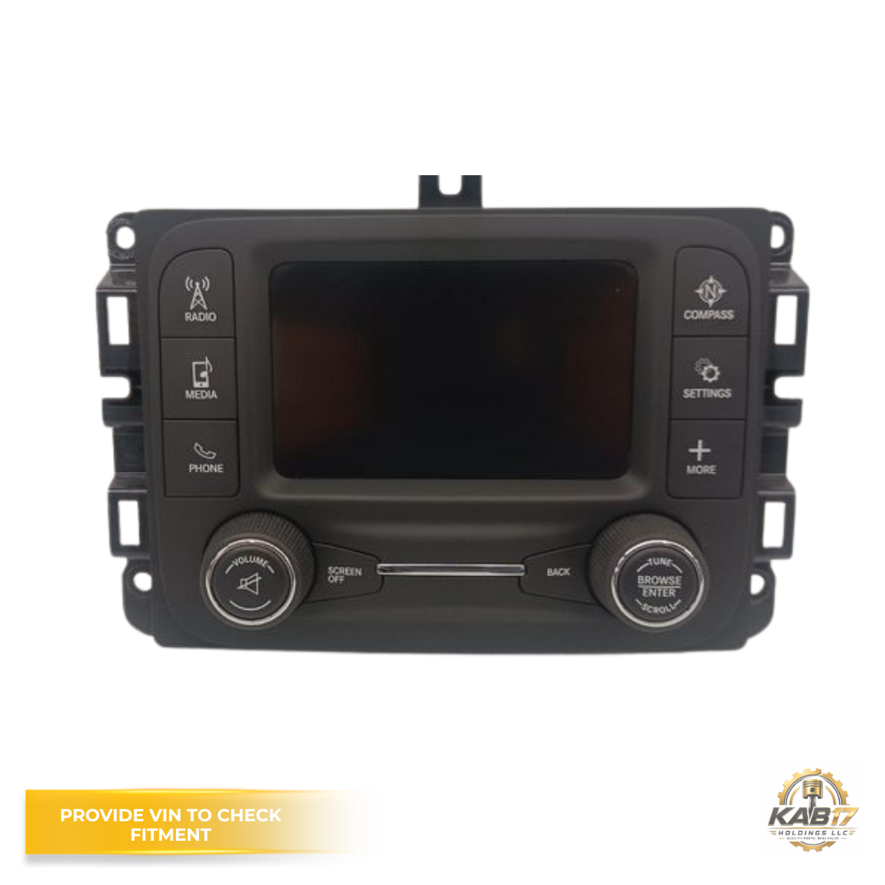 2018–2020 Dodge Ram 1500 AM FM Radio Receiver with Display Screen OEM 68365210AB — view 1