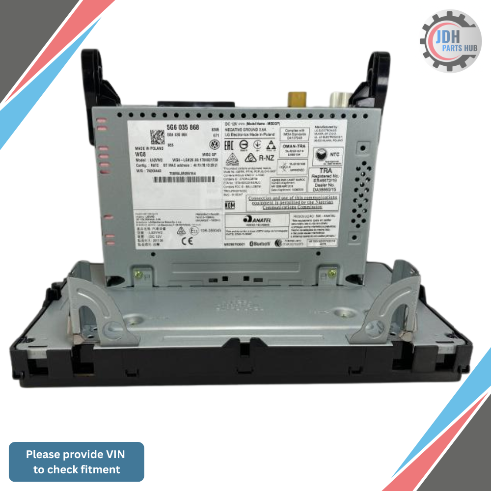 2018–2020 Volkswagen Tiguan Radio Media CD Player Display Receiver OEM — view 3
