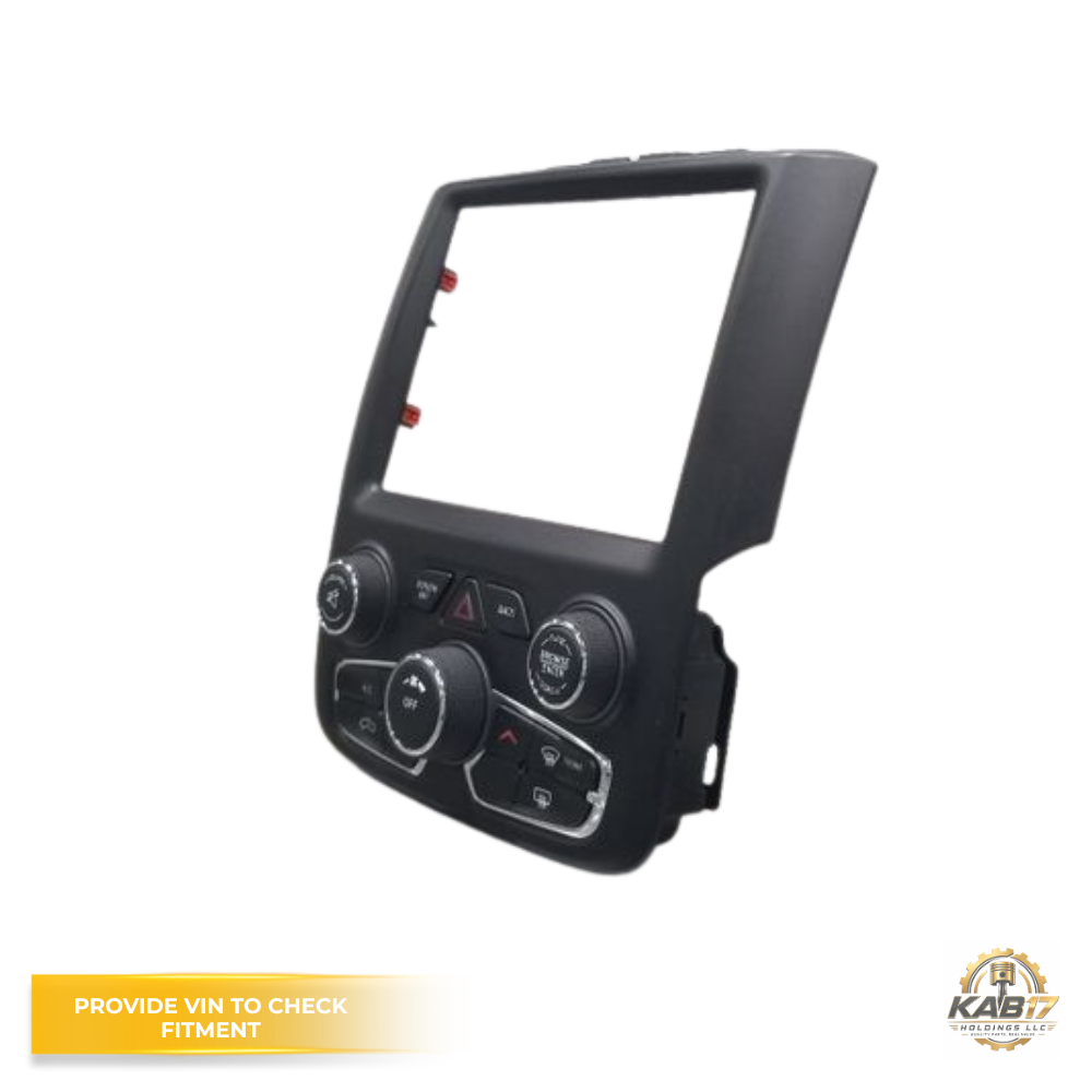 2013–2023 Dodge Ram 1500 2500 3500 A/C AC Heater Temperature Controls Bezel OEM — view 3