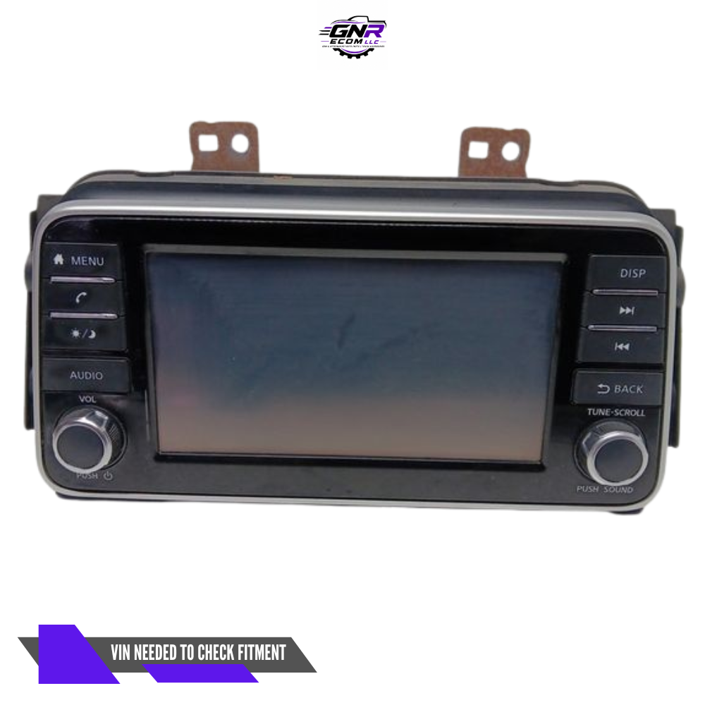 2020–2021 Nissan Versa Audio Radio Receiver Display Screen without Navigation 20 21 — view 2