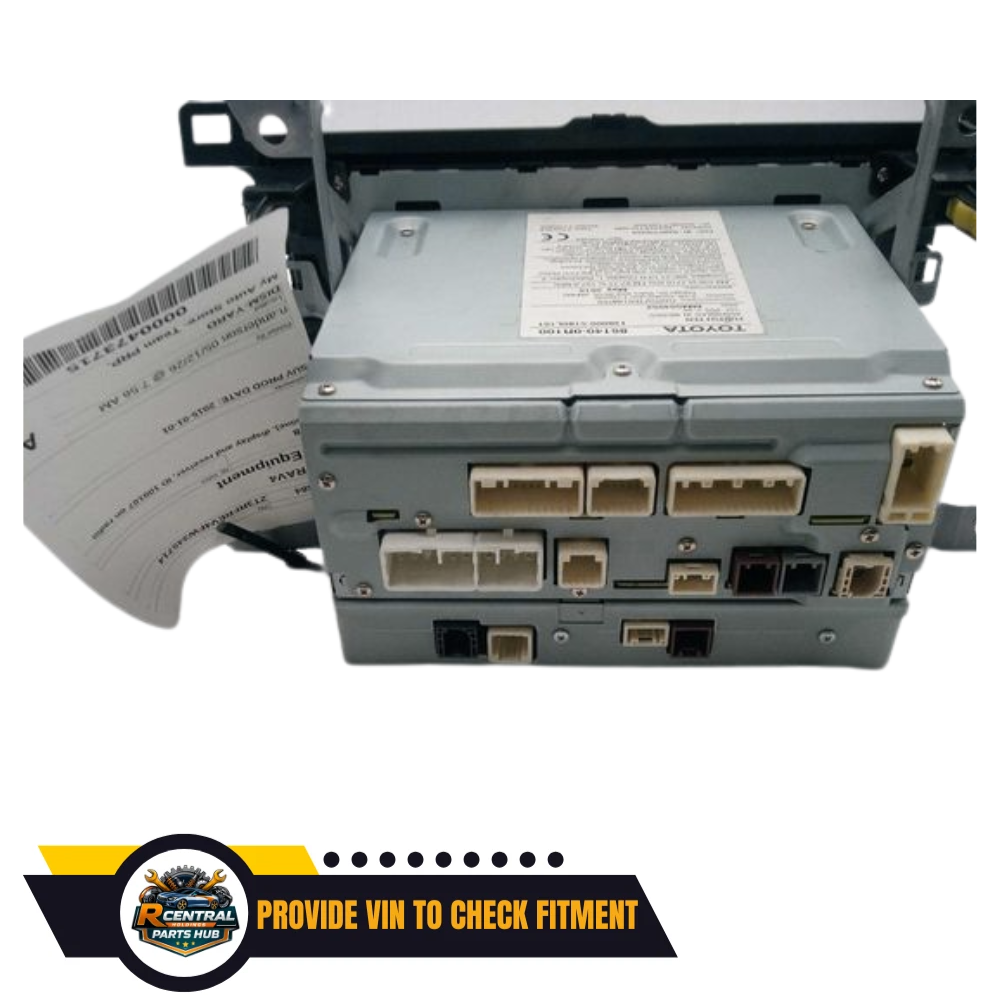 2014–2015 Toyota Rav4 Radio Receiver Display ID 100325 — view 3