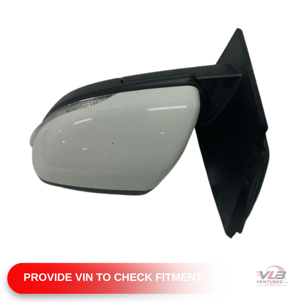 2019–2024 Ford Edge Left Driver Side View Door Mirror White — view 1