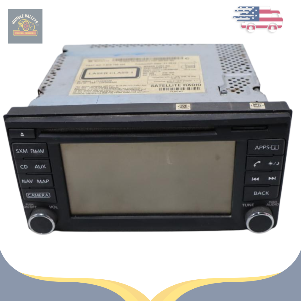2015 Nissan Sentra CD Player Radio Receiver Navigation With Display Screen OEM — view 1