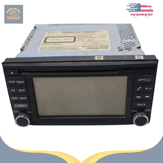 2015 Nissan Sentra CD Player Radio Receiver Navigation With Display Screen OEM — view 1