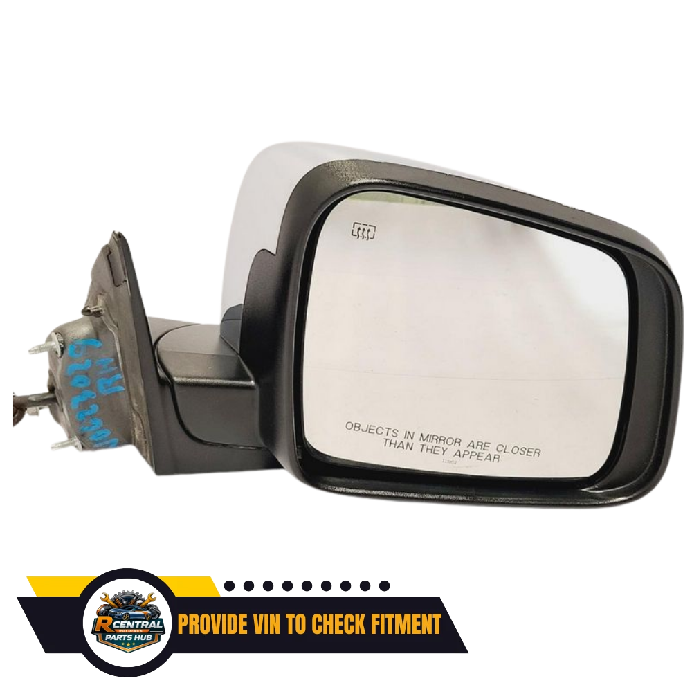 2011–2018 Jeep Grand Cherokee Right Passenger Side View Power Door Mirror Chrome — view 1