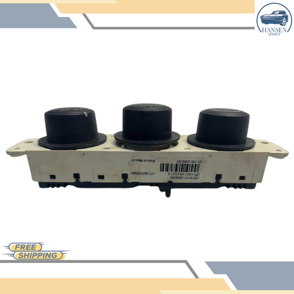 2006–2008 Hummer H3 Manual Climate AC Heater Temperature Control OEM — view 3