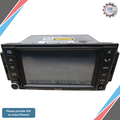2008–2010 Jeep Grand Cherokee Radio AM FM DVD Player Receiver Navigation ID RER — view 1