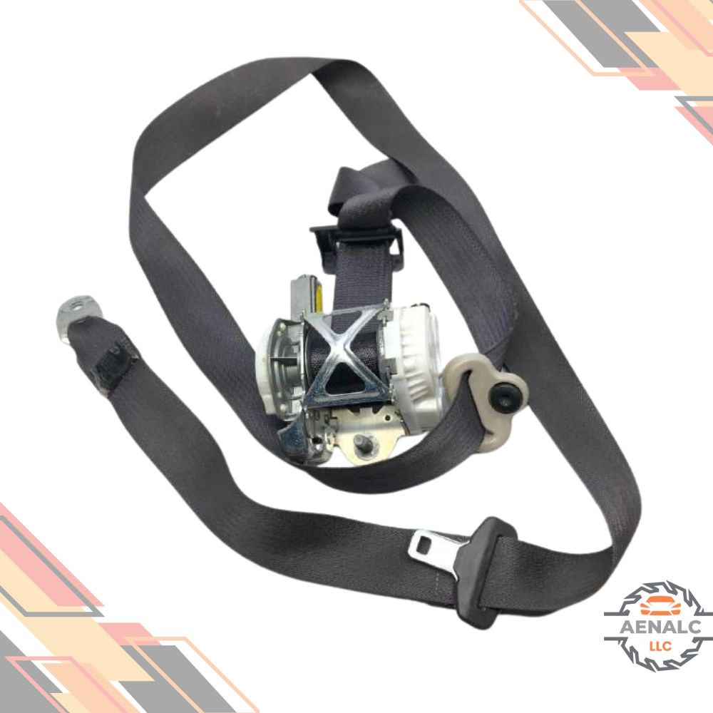 2013–2014 Ford Edge Front Left Driver Side Seat Belt Retractor Assembly Black — view 1
