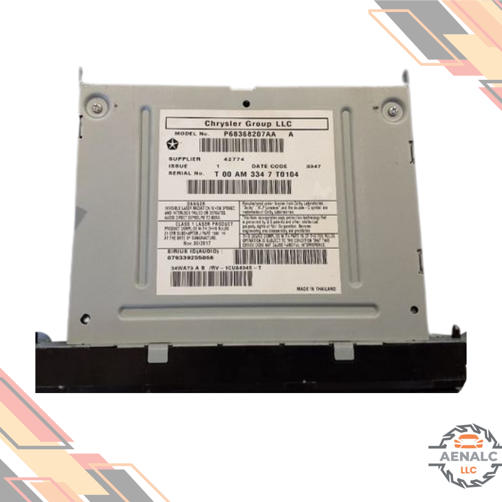 2013–2019 Dodge Caravan AM FM CD Satellite Radio Receiver RBZ OEM — view 3