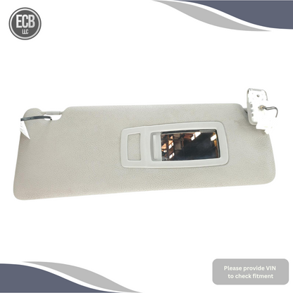2012–2013 BMW 328i 335i RH Passenger Sunvisor Sun Visor with Mirror OEM — view 1