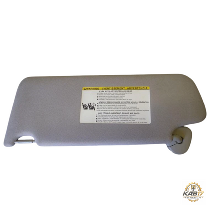 2009–2013 Toyota Tundra Gray Cloth Passenger RH Sun Visor Shade OEM — view 3