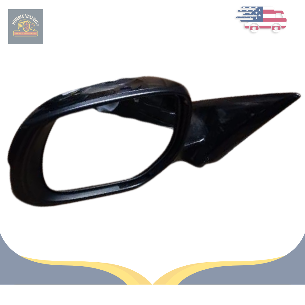 2014–2021 Infiniti Q50 Left Driver Side View Door Mirror Power Black OEM LH — view 3