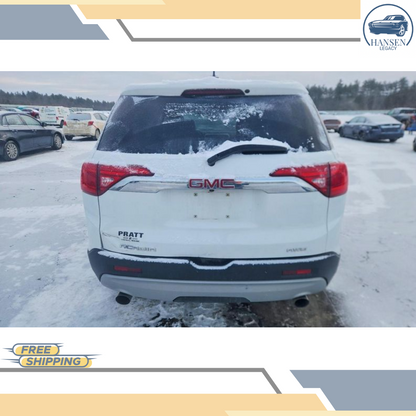 2017–2019 GMC Acadia Left Driver Side View Door Mirror Power Option DR5 White OEM — view 4